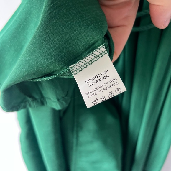 Worthier Umina Tie Waist Dress in Forrest Green Size S/M BNWT - Picture 5 of 8